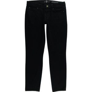 7 For All Mankind Black Skinny Jeans